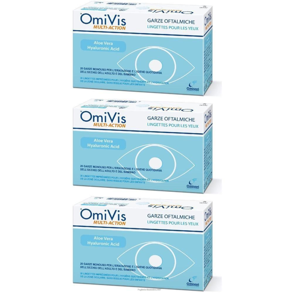 Acquista Online garze oftalmiche omivis pezzi 3x20 pz garza e Cerca il miglior prezzo