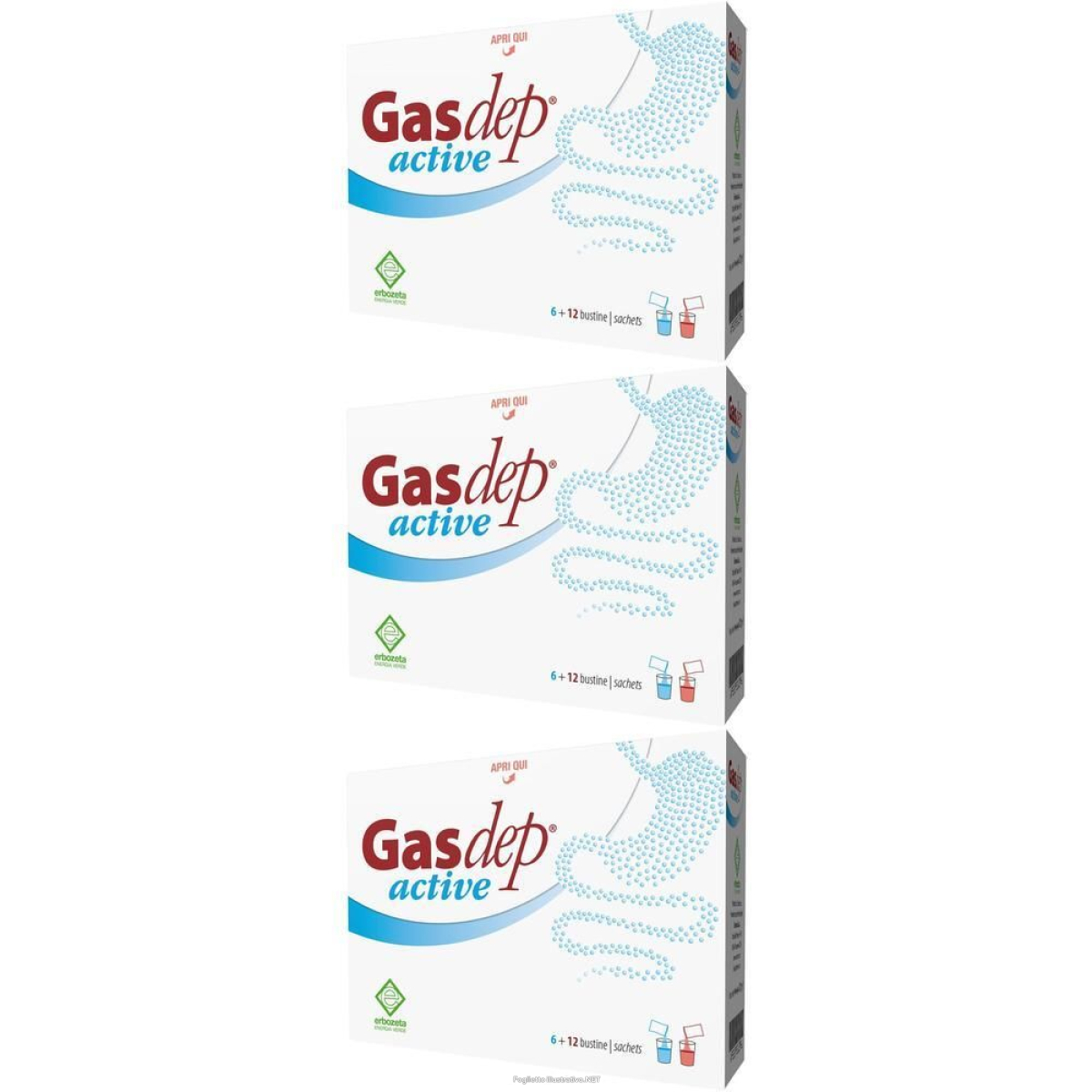 Acquista Online gasdep active 3x18 pz bustina e Cerca il miglior prezzo