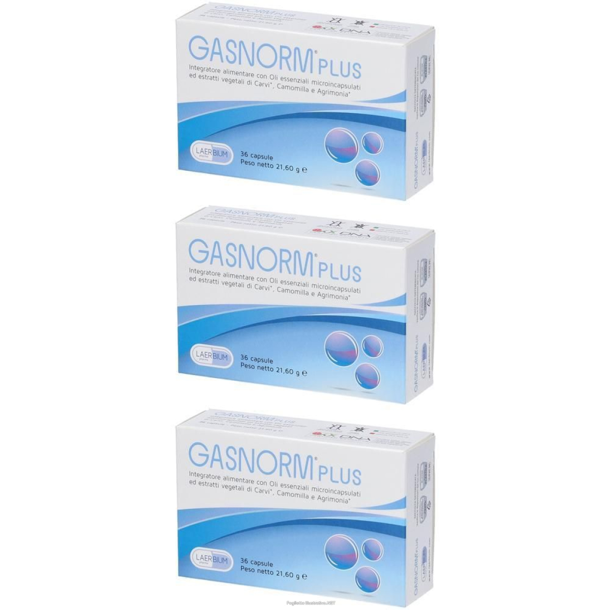 Acquista Online gasnorm® plus 3x36 pz capsule e Cerca il miglior prezzo