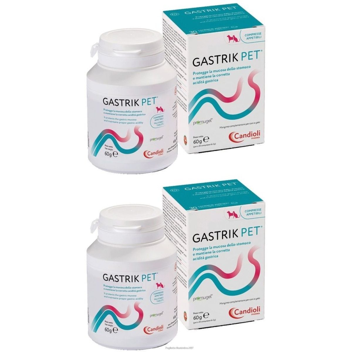 Acquista Online gastrik pet 30 compresse appetibili set da 2 2x60 g e Cerca il miglior prezzo
