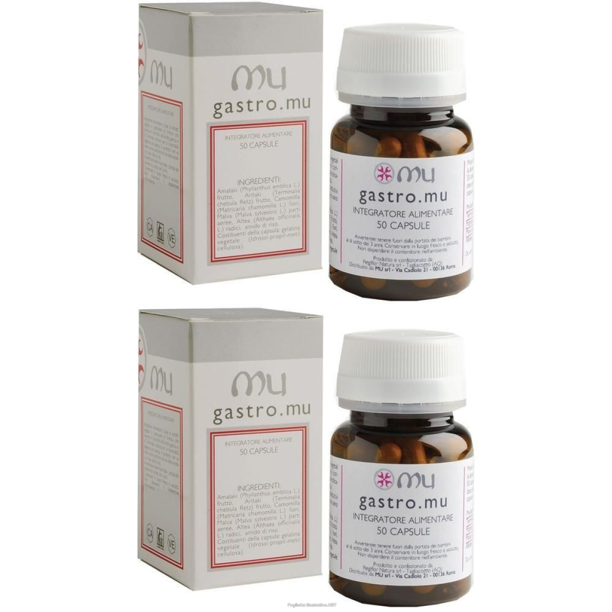 Acquista Online gastro mu 50 capsule 2x25 g e Cerca il miglior prezzo