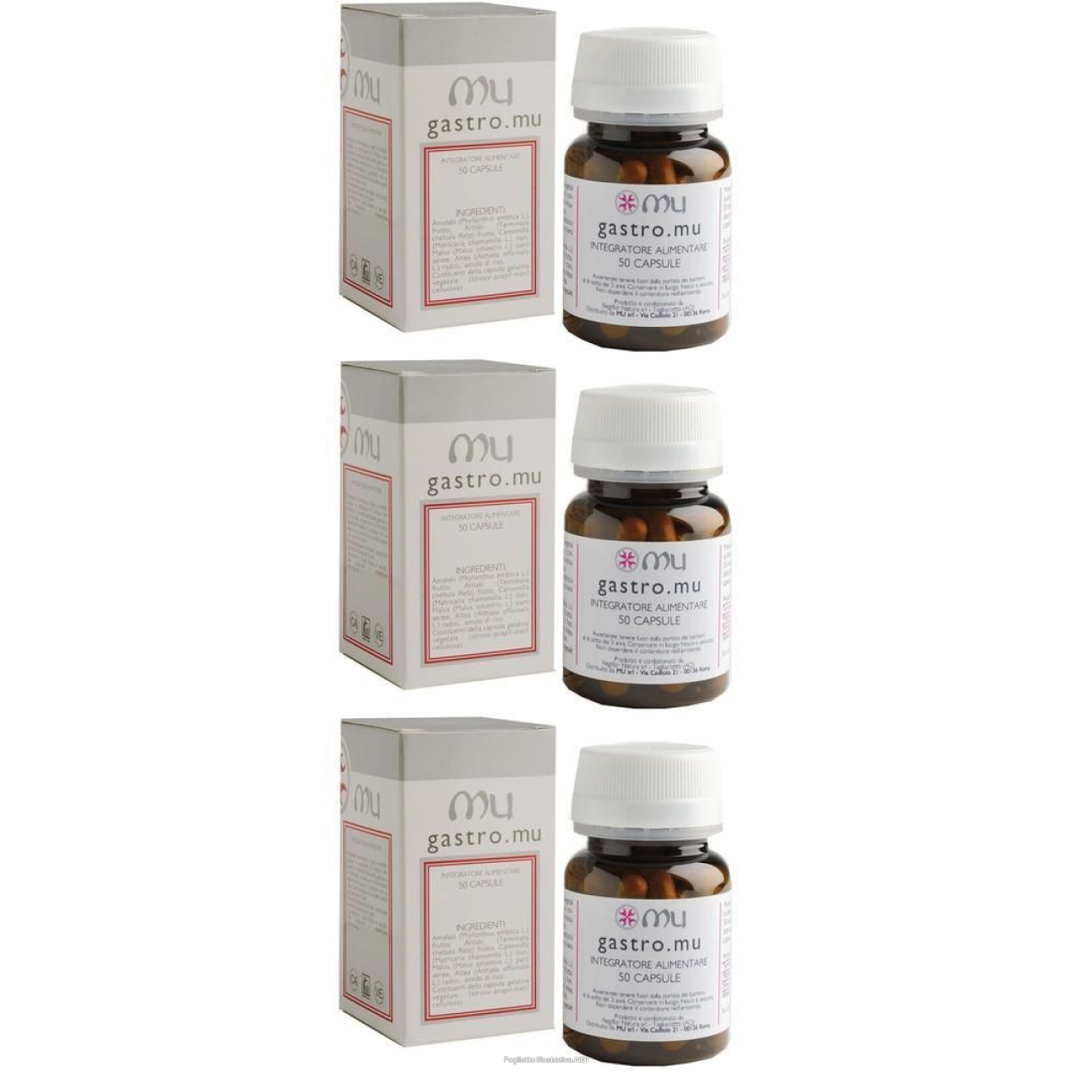 Acquista Online gastro mu 50 capsule 3x25 g e Cerca il miglior prezzo