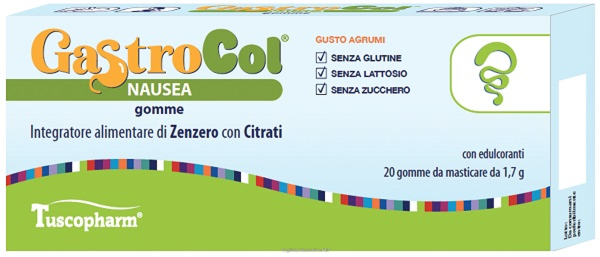 Acquista Online gastrocol nausea integratore per il benessere gastrointestinale 20 gomme da masticare e Cerca il miglior prezzo