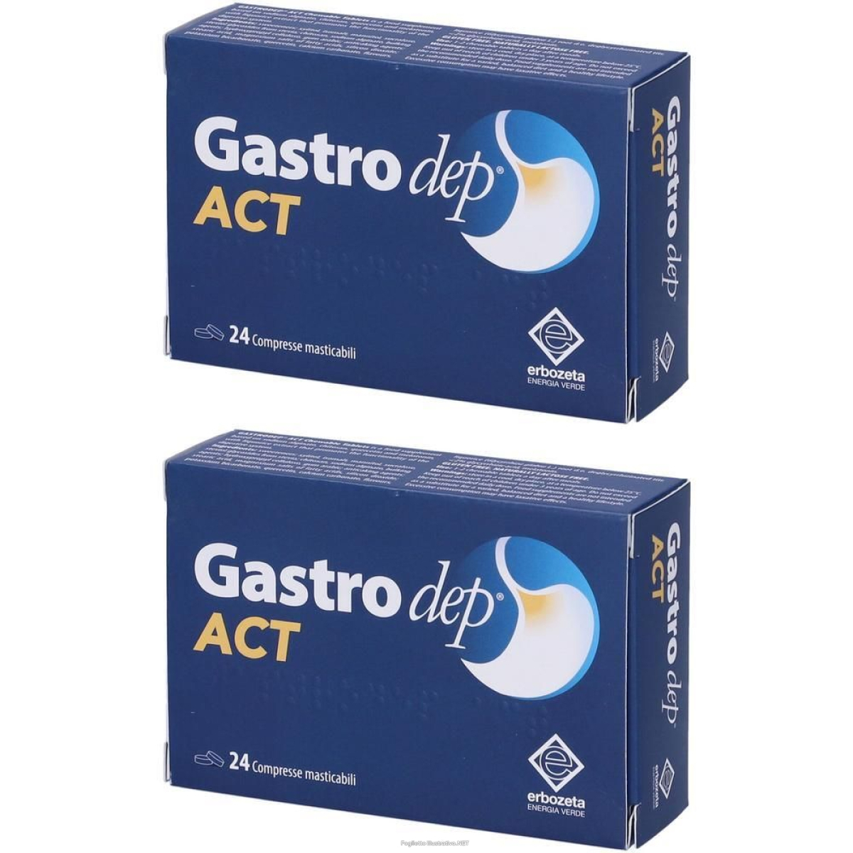 Acquista Online gastrodep act 24 compresse masticabili 2x48 g masticabili e Cerca il miglior prezzo