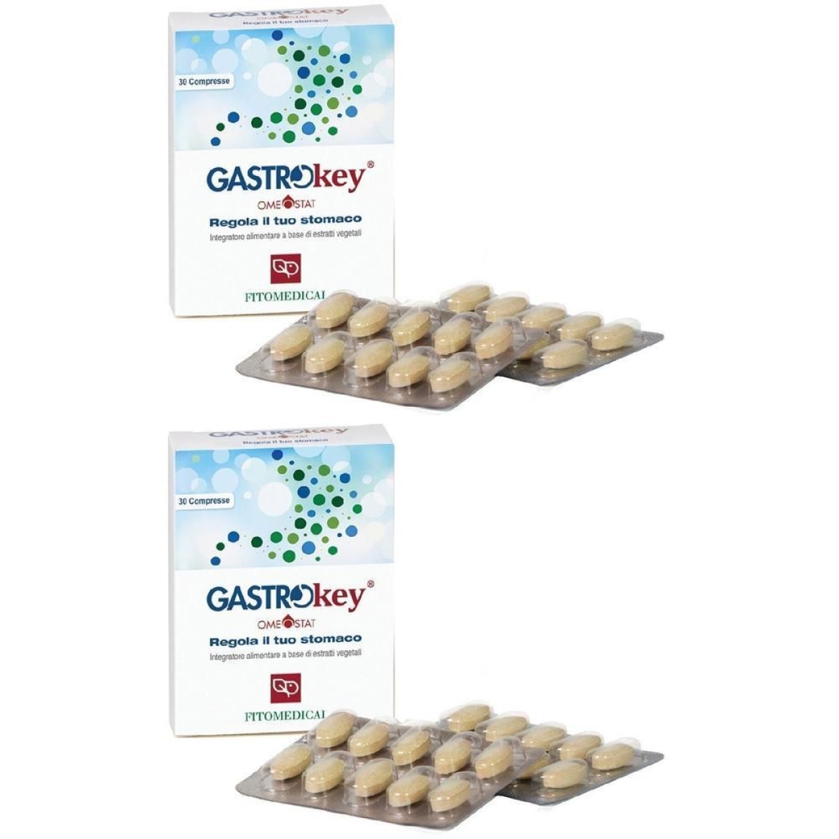 Acquista Online gastrokey omeostat 30 compresse 2x30 pz e Cerca il miglior prezzo