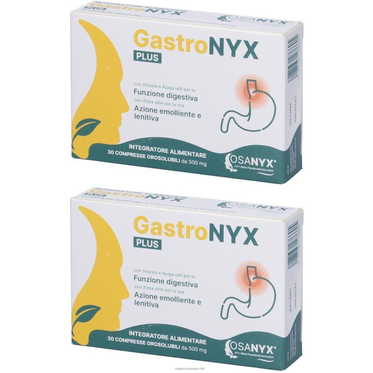 Acquista Online gastronyx plus 30 compresse orosolubili 2x15 g e Cerca il miglior prezzo
