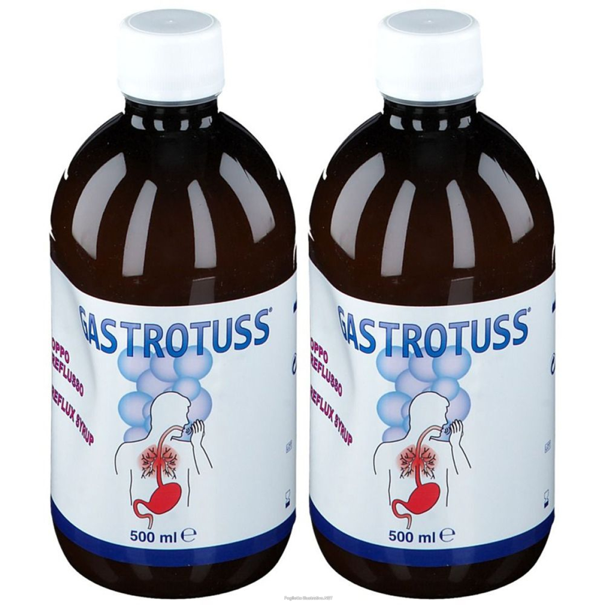 Acquista Online gastrotuss® sciroppo antireflusso set da 2 2x500 ml e Cerca il miglior prezzo