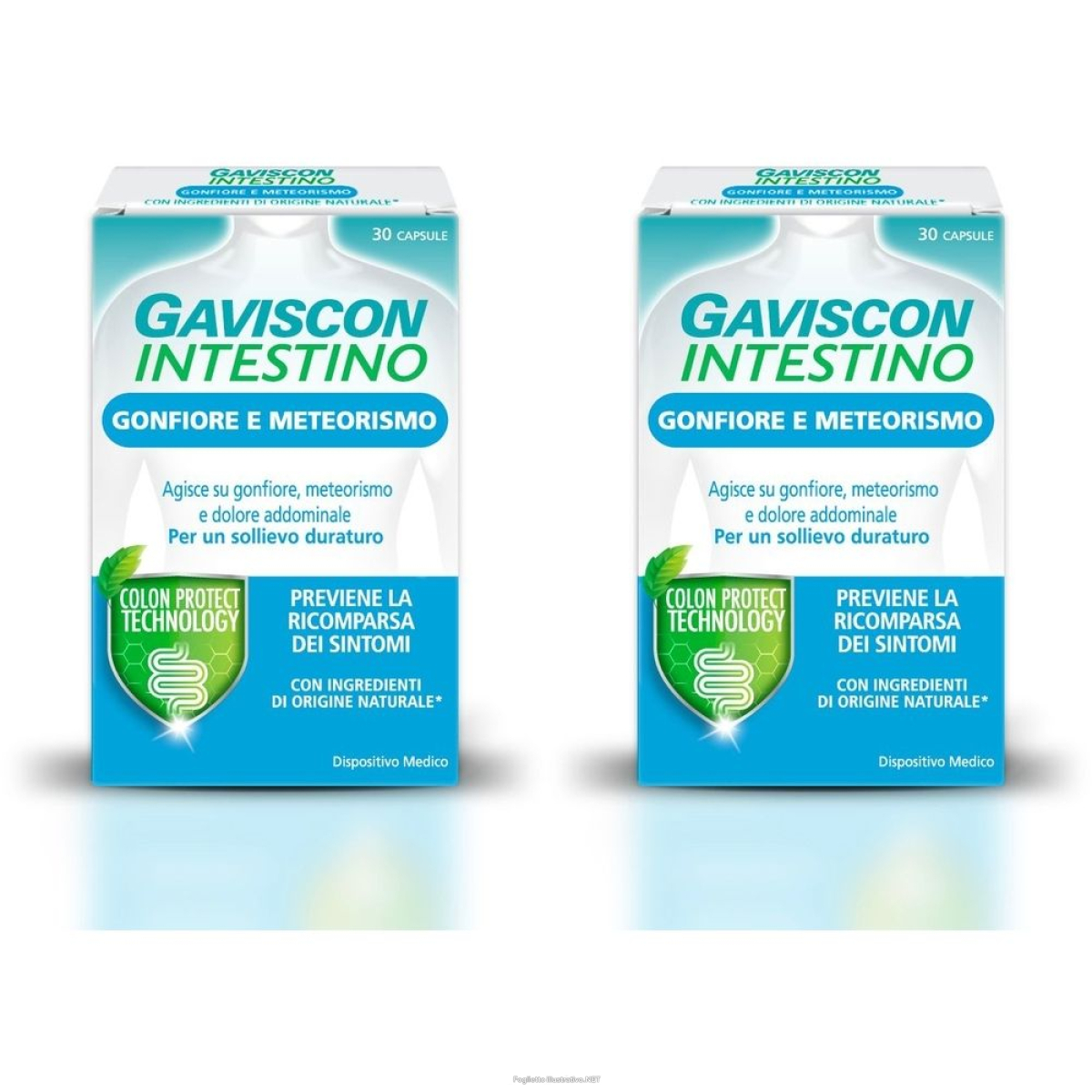 Acquista Online gaviscon intestino gonfiore e meteorismo capsule set da 2 2x1 pz capsu e Cerca il miglior prezzo