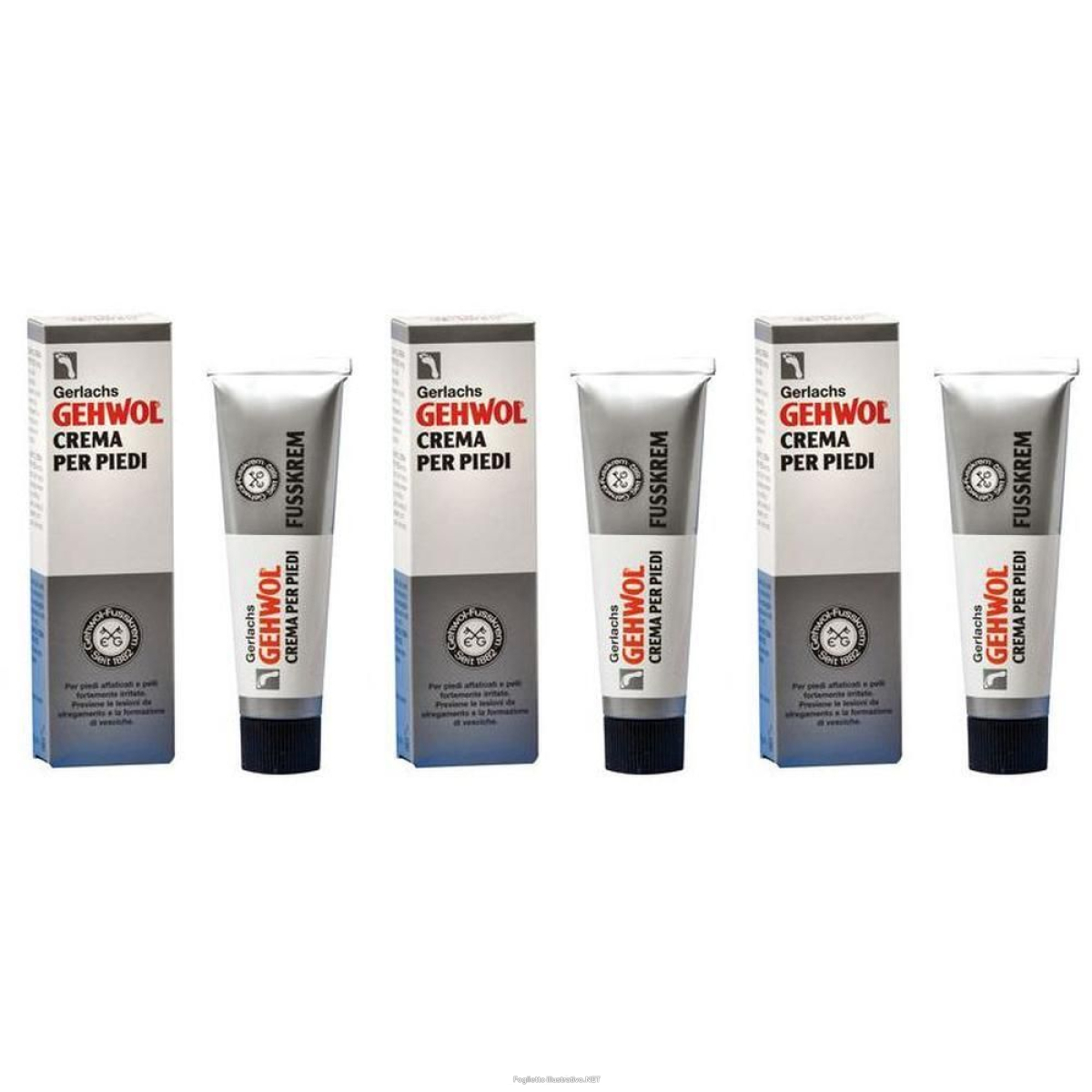 Acquista Online gehwol crema fusskrem 75ml 3x75 ml piedi e Cerca il miglior prezzo