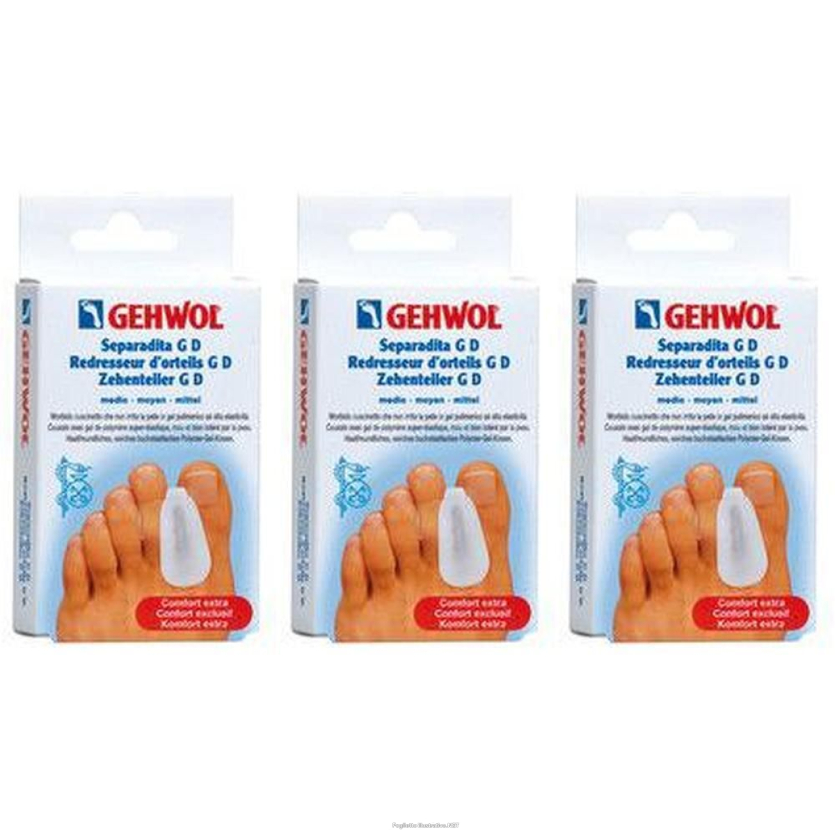 Acquista Online gehwol separadita alluce medium 3 pezzi 3x3 st e Cerca il miglior prezzo