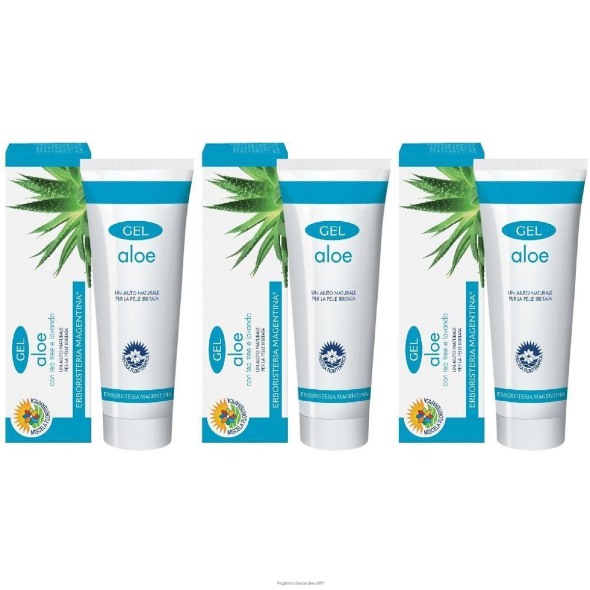 Acquista Online gel aloe con tea tree e lavanda 3x100 ml e Cerca il miglior prezzo