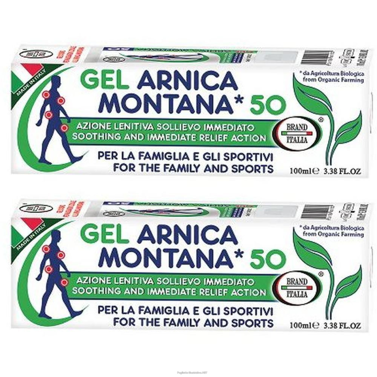 Acquista Online gel arnica montana 50% 100 ml 2x100 ml e Cerca il miglior prezzo