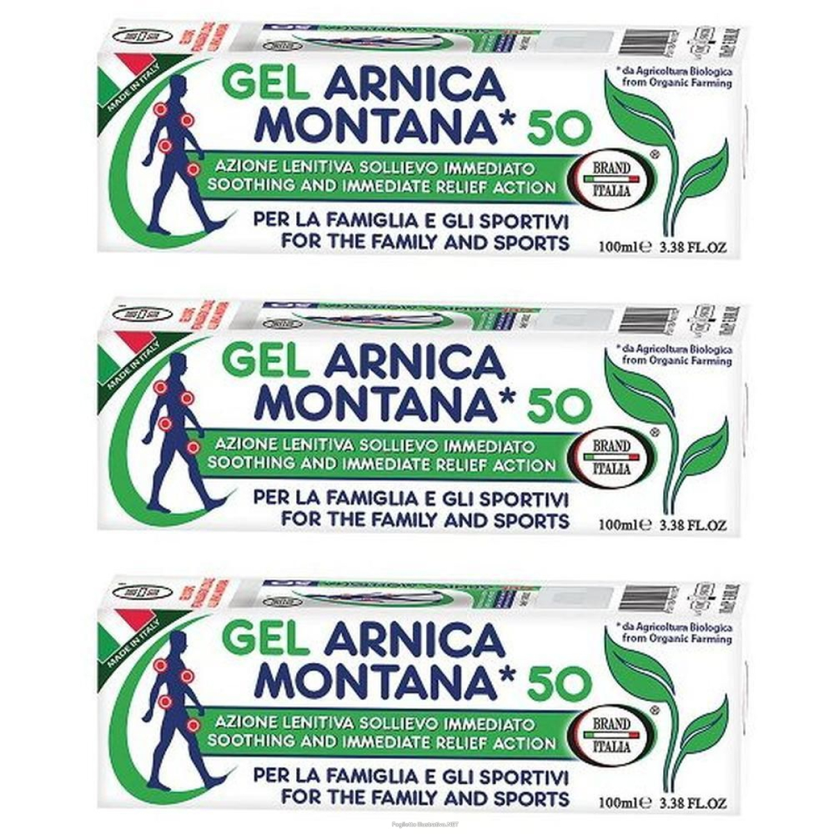Acquista Online gel arnica montana 50% 100 ml 3x100 ml e Cerca il miglior prezzo