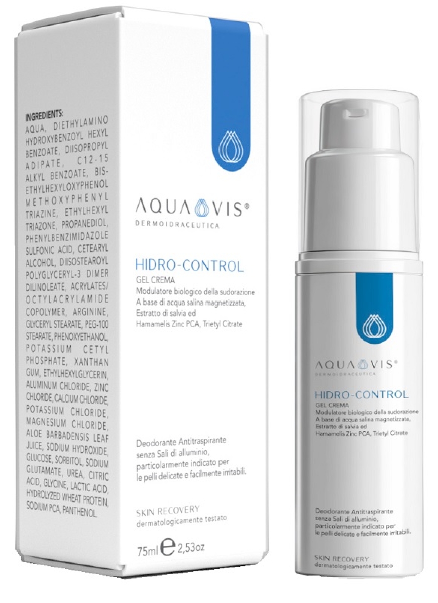 Acquista Online Gel crema aquavis hidro control anti-sudorazione, 75ml e Cerca il miglior prezzo