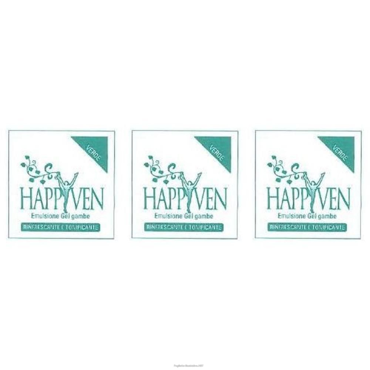 Acquista Online gel rinfrescante happyven verde 3x150 ml e Cerca il miglior prezzo