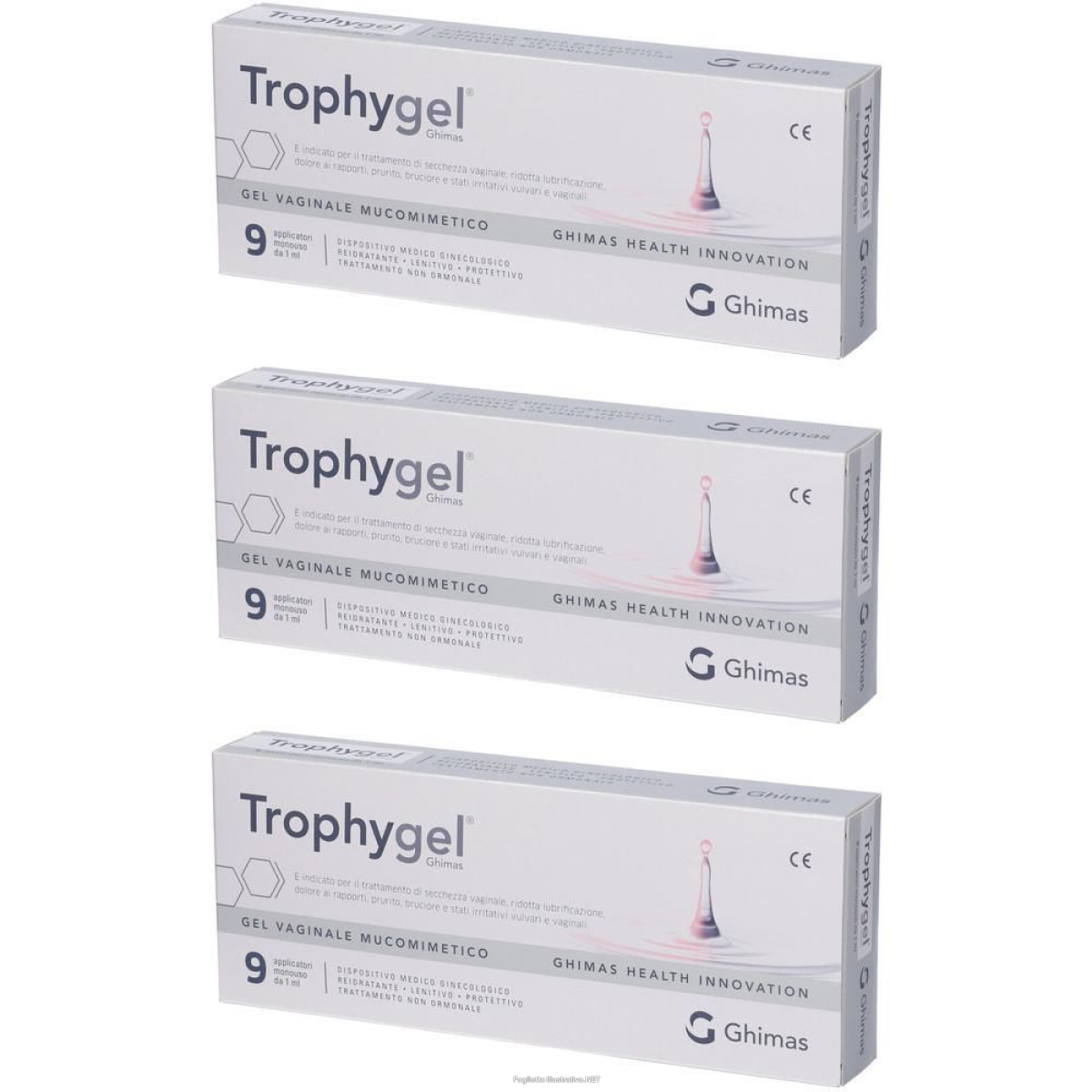 Acquista Online gel vaginale mucomimetico trophygel ghimas 9 applicatori monouso da 1 e Cerca il miglior prezzo