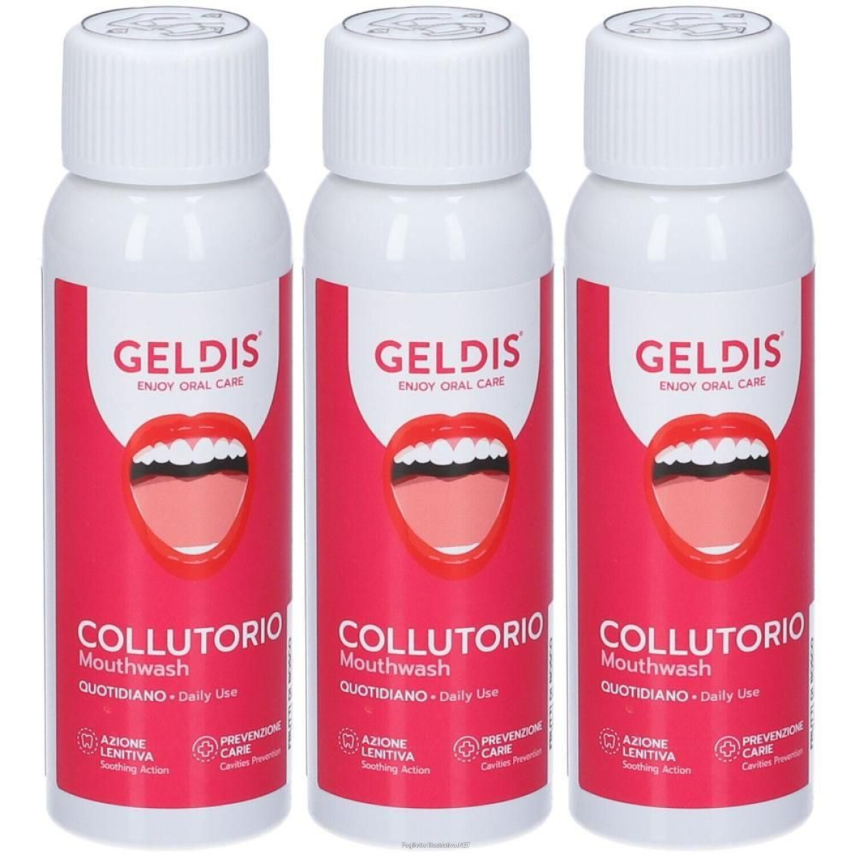 Acquista Online geldis collutorio quotidiano ai frutti di bosco 100 ml 3x100 e Cerca il miglior prezzo