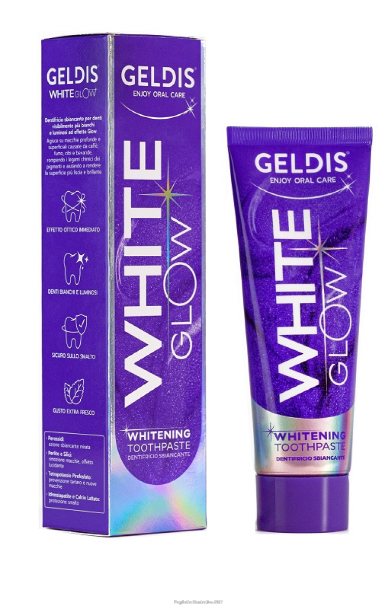 Acquista Online geldis dentifricio white glow - dentifricio in gel ad azione sbiancante e illuminante, 90 g e Cerca il miglior prezzo