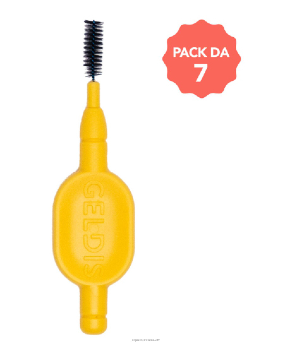 Acquista Online geldis - doctor scovolino pick 1.1 mm (l) giallo confezione 7 scovolini e Cerca il miglior prezzo