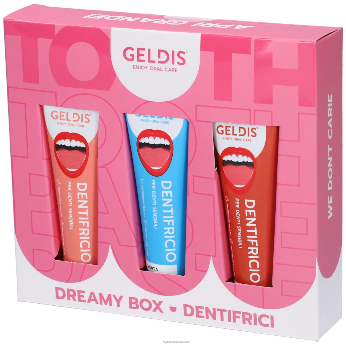 Acquista Online geldis dreamy box dentifricio cannella + menta pesca 3x30 ml dentifr e Cerca il miglior prezzo