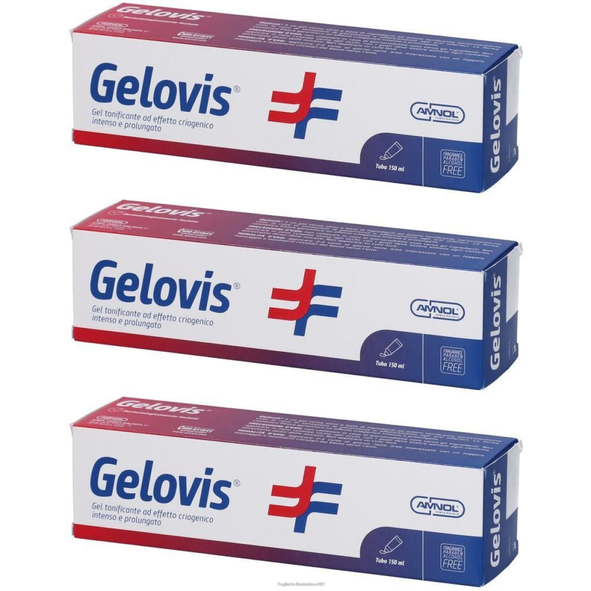 Acquista Online gelovis gel gambe 3x150 ml e Cerca il miglior prezzo