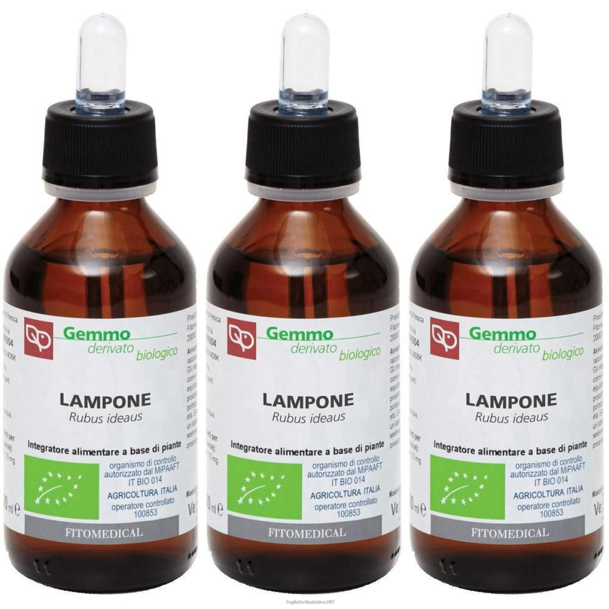Acquista Online gemmo derivato biologico lampone 3x100 ml soluzione orale e Cerca il miglior prezzo