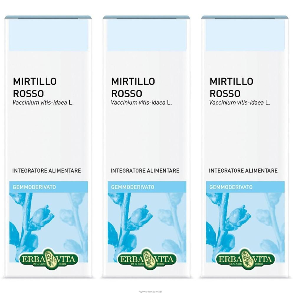 Acquista Online gemmoderivato mirtillo rosso 50 ml 3x50 ml e Cerca il miglior prezzo