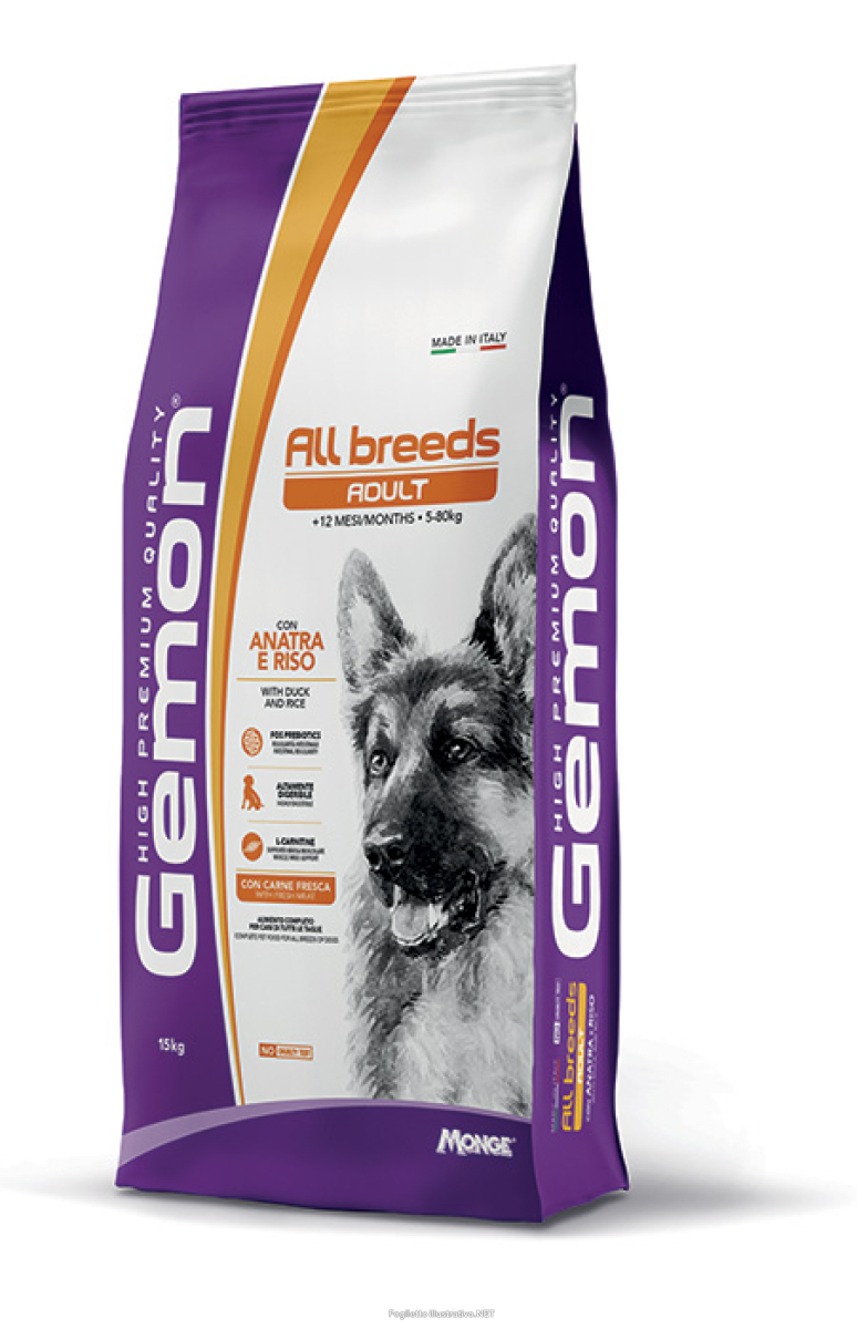 Acquista Online gemon ab adult anatra riso15kg e Cerca il miglior prezzo