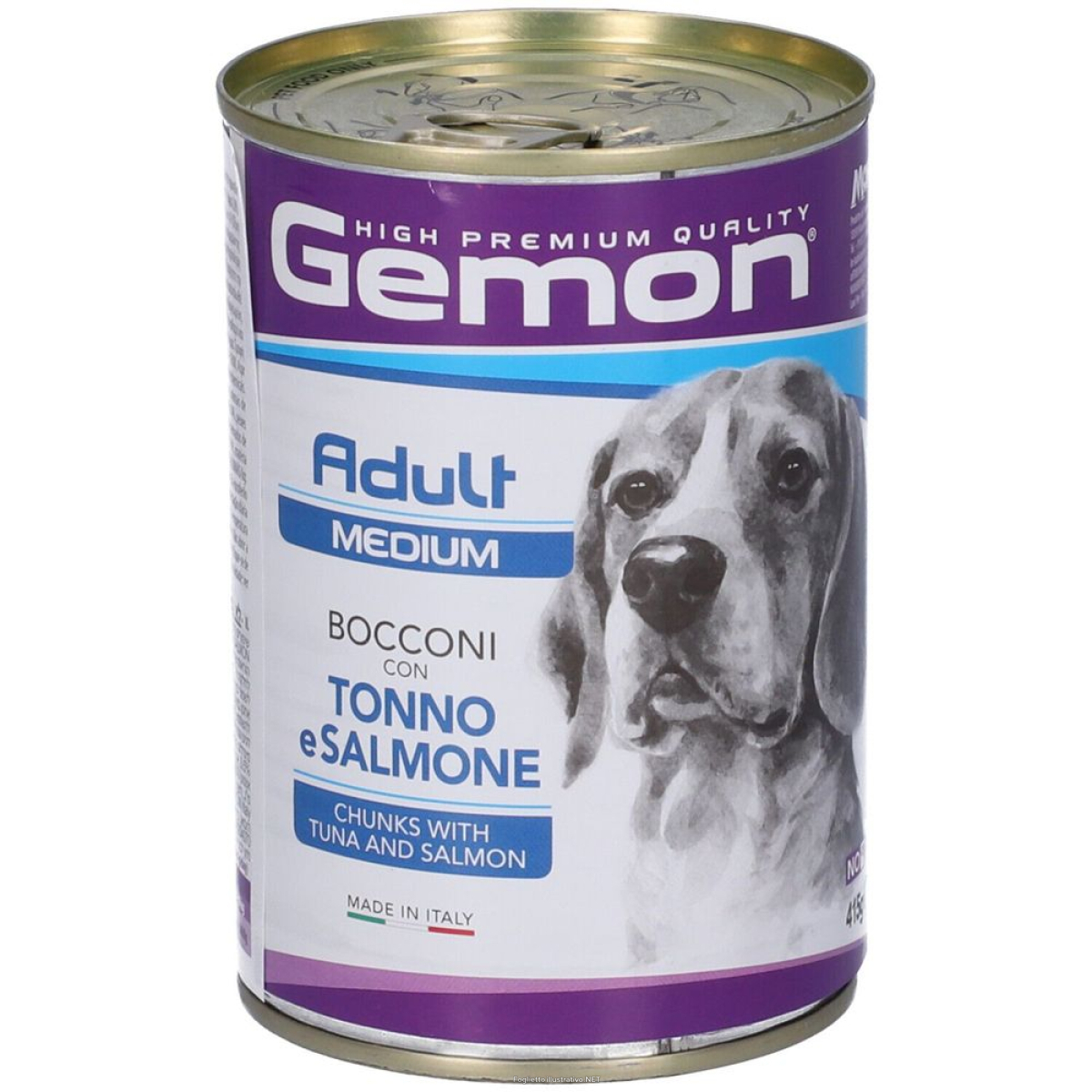 Acquista Online gemon adult medium bocconi tonno salmone cani set da 24 24x415 g mangi e Cerca il miglior prezzo