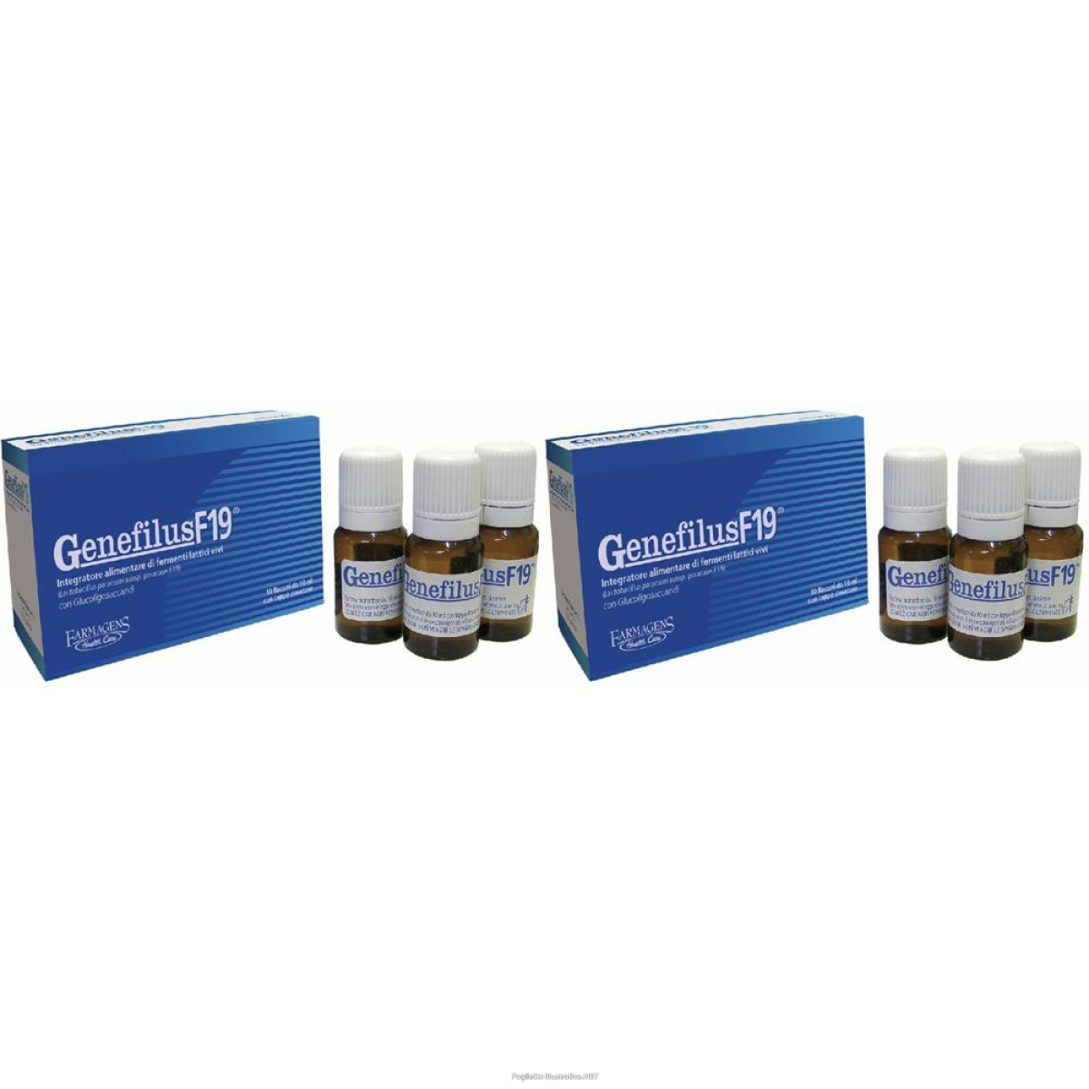 Acquista Online genefilus® f19 set da 2 2x10x10 ml flaconcini bevibili e Cerca il miglior prezzo