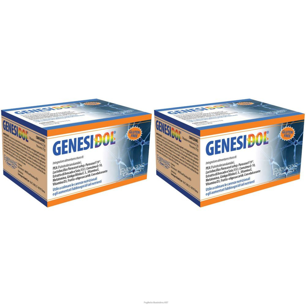 Acquista Online genesi dol 14 bustine monodose da 2,5 g set da 2 2x35 g polvere per so e Cerca il miglior prezzo