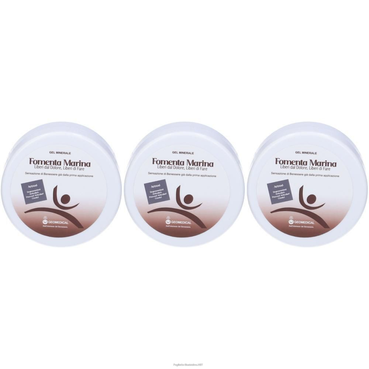 Acquista Online geomedical fomenta marina gel minerale per l´artrosi 3x150 g e Cerca il miglior prezzo
