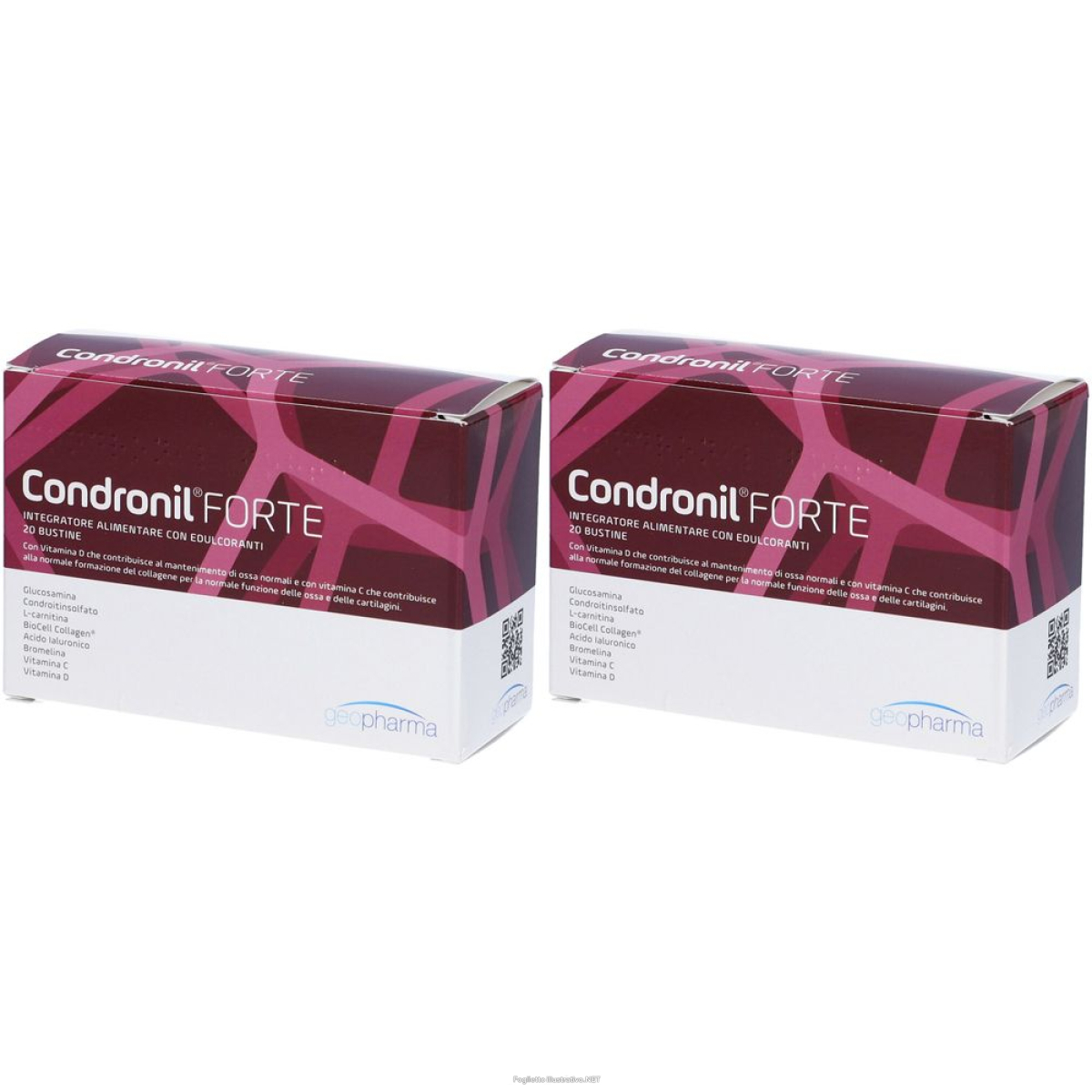 Acquista Online geopharma condronil® forte set da 2 2x20 pz bustina e Cerca il miglior prezzo