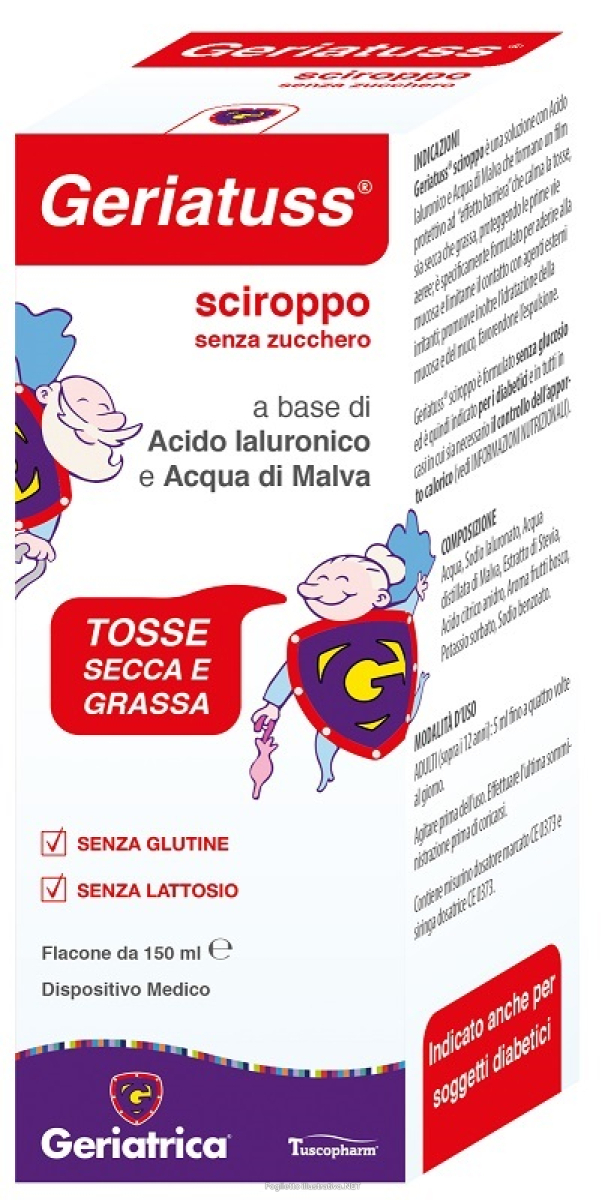 Acquista Online geriatuss sciroppo 150 ml e Cerca il miglior prezzo