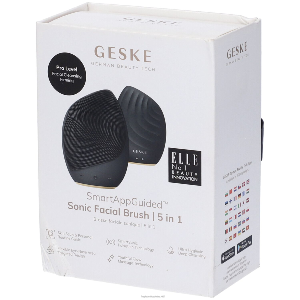 Acquista Online geske sonic facial brush | 5 in 1 grigio pz altro e Cerca il miglior prezzo