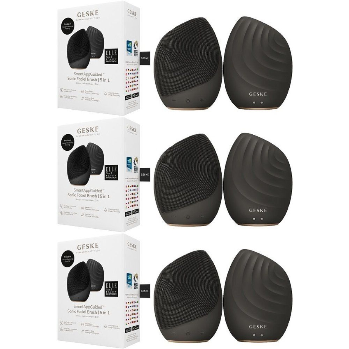 Acquista Online Geske sonic facial brush | 5 in 1 starlight 3x1 st e Cerca il miglior prezzo