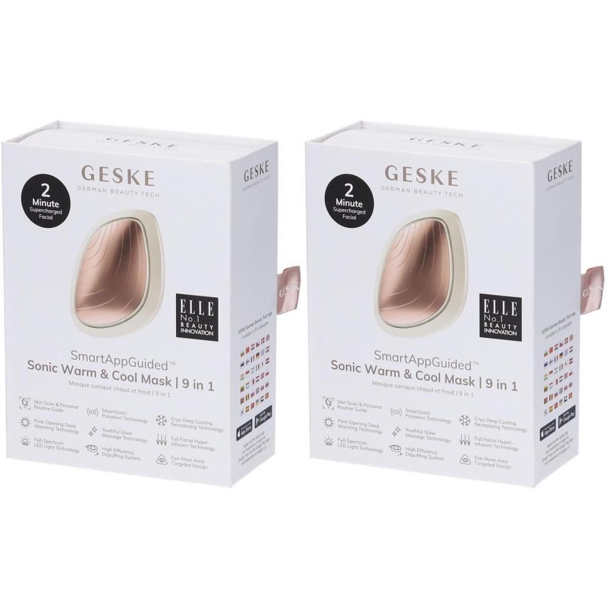Acquista Online Geske sonic warm & cool mask | 9 in 1 starlight 2x1 st e Cerca il miglior prezzo