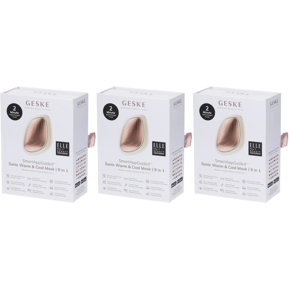 Acquista Online Geske sonic warm & cool mask | 9 in 1 starlight 3x1 st e Cerca il miglior prezzo