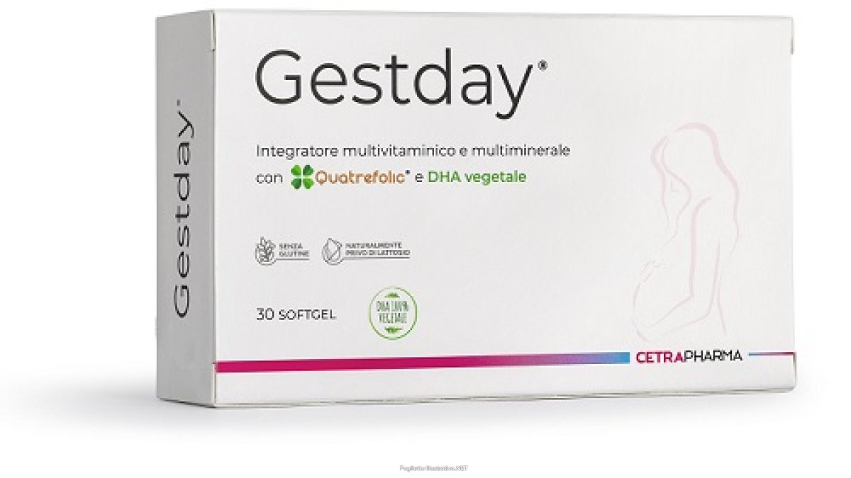Acquista Online gestday integratore multivitaminico e multiminerale per la donna in gravidanza o allattamento 30 softgel e Cerca il miglior prezzo