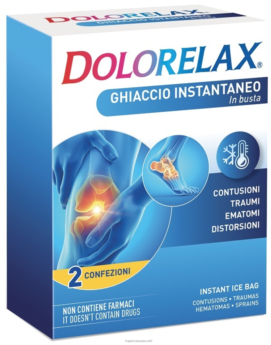 Acquista Online ghiaccio istantaneo dolorelax 2 buste e Cerca il miglior prezzo