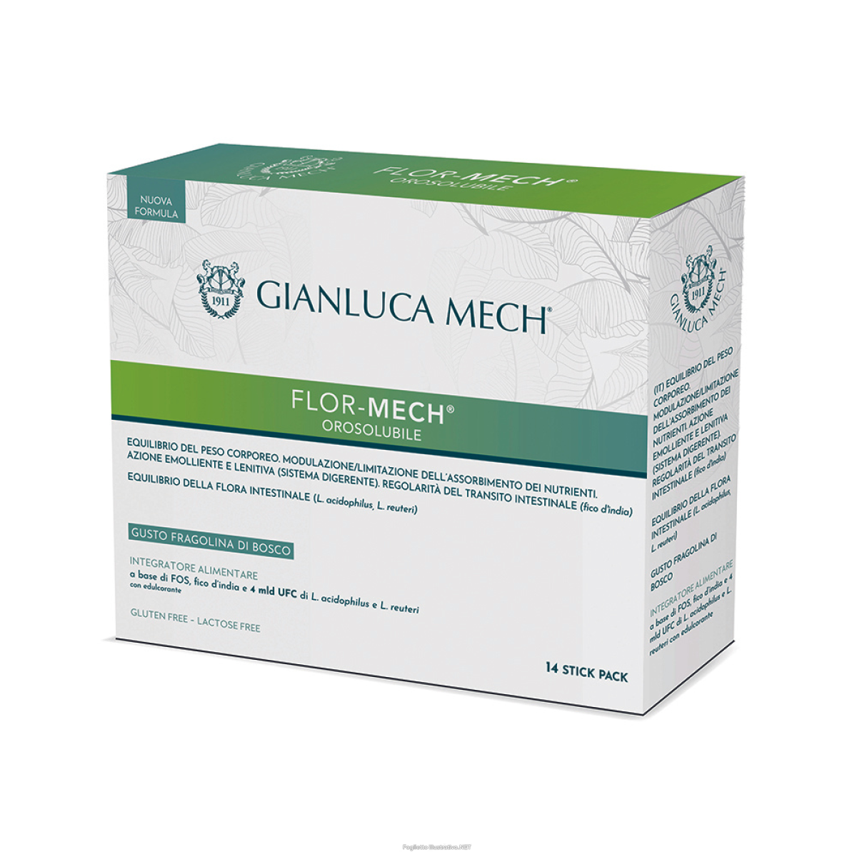 Acquista Online gianluca mech - flor-mech orosolubile integratore alimentare 14 stick pack e Cerca il miglior prezzo