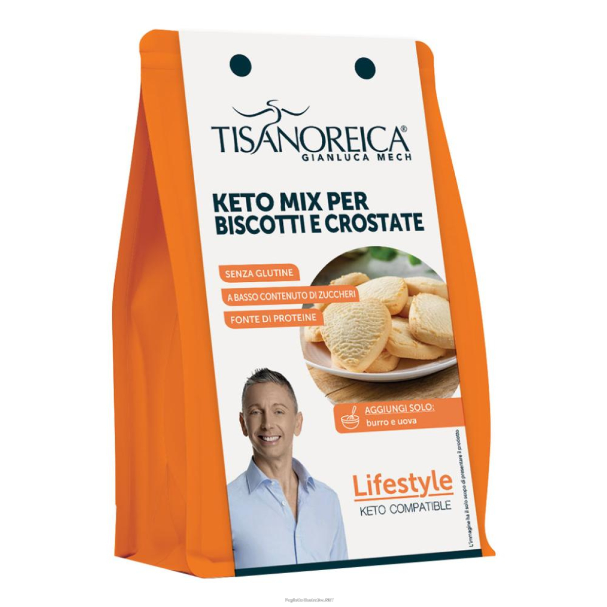 Acquista Online gianluca mech - tisanoreica keto mix per biscotti e crostate alla vaniglia lifestyle 400gr e Cerca il miglior prezzo