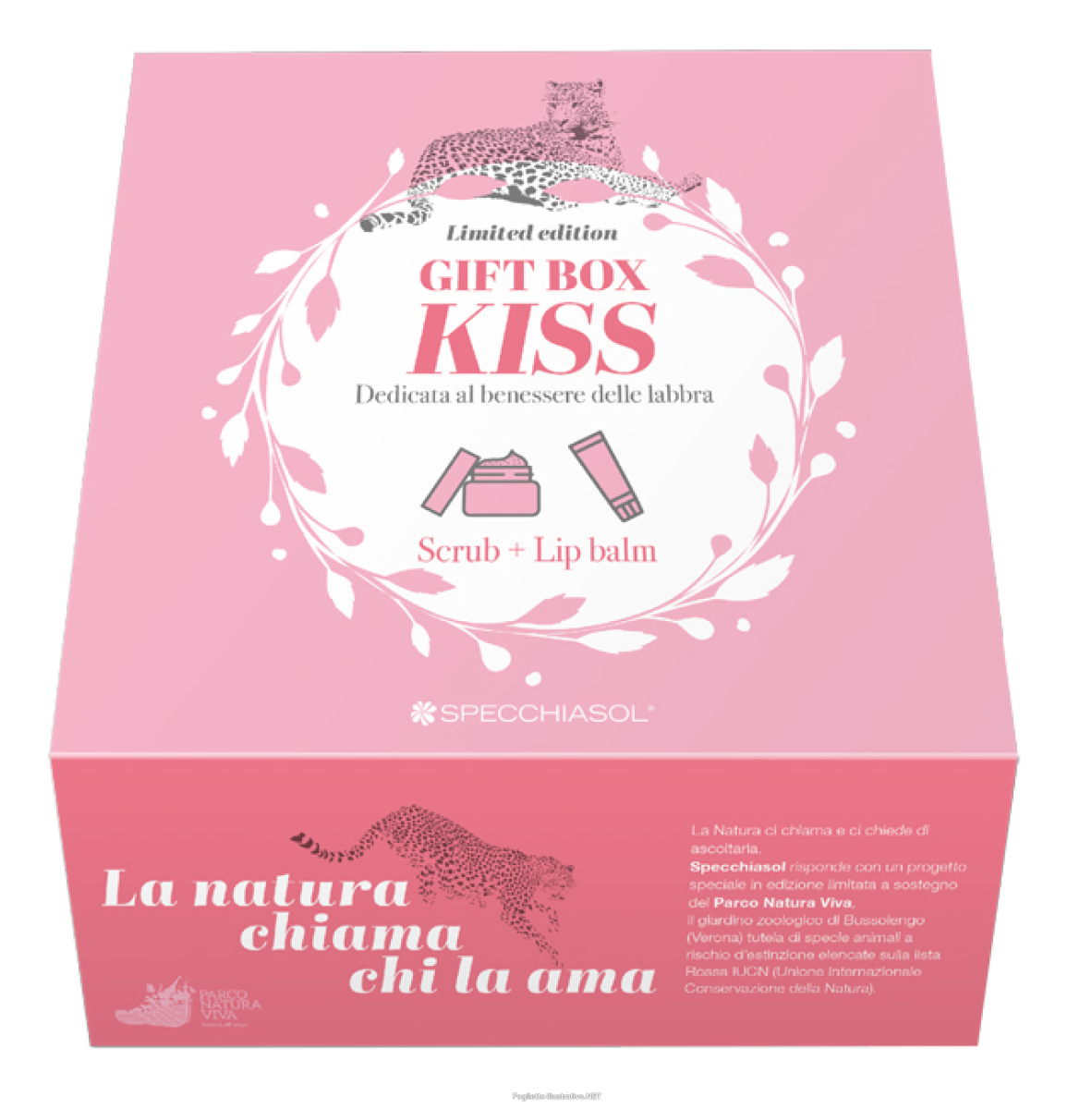Acquista Online gift box kiss 2 pezzi, scrub labbra levigante 15ml + balsamo labbra emolliente 15ml - idratante e esfoliante per labbra e Cerca il miglior prezzo