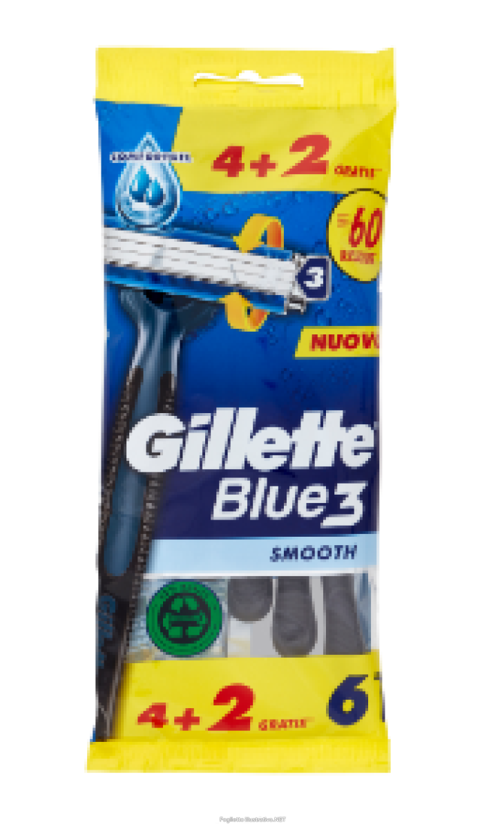 Acquista Online gillette blue 3 usa & getta 4 + 2 pezzi 1 pz altro e Cerca il miglior prezzo