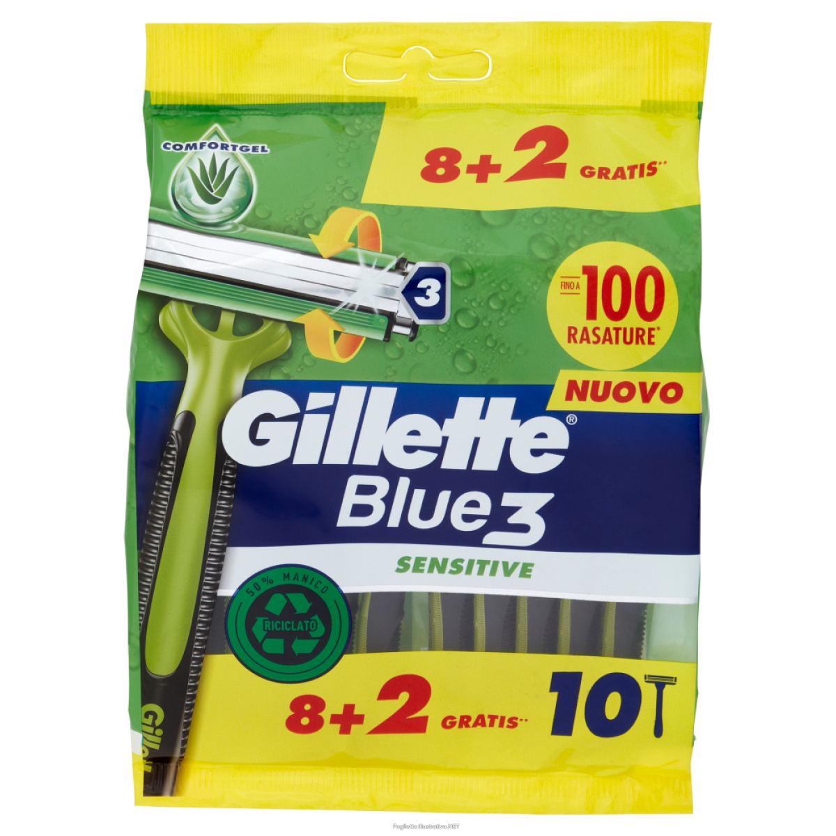 Acquista Online gillette blue3 u&g 8+2pz e Cerca il miglior prezzo