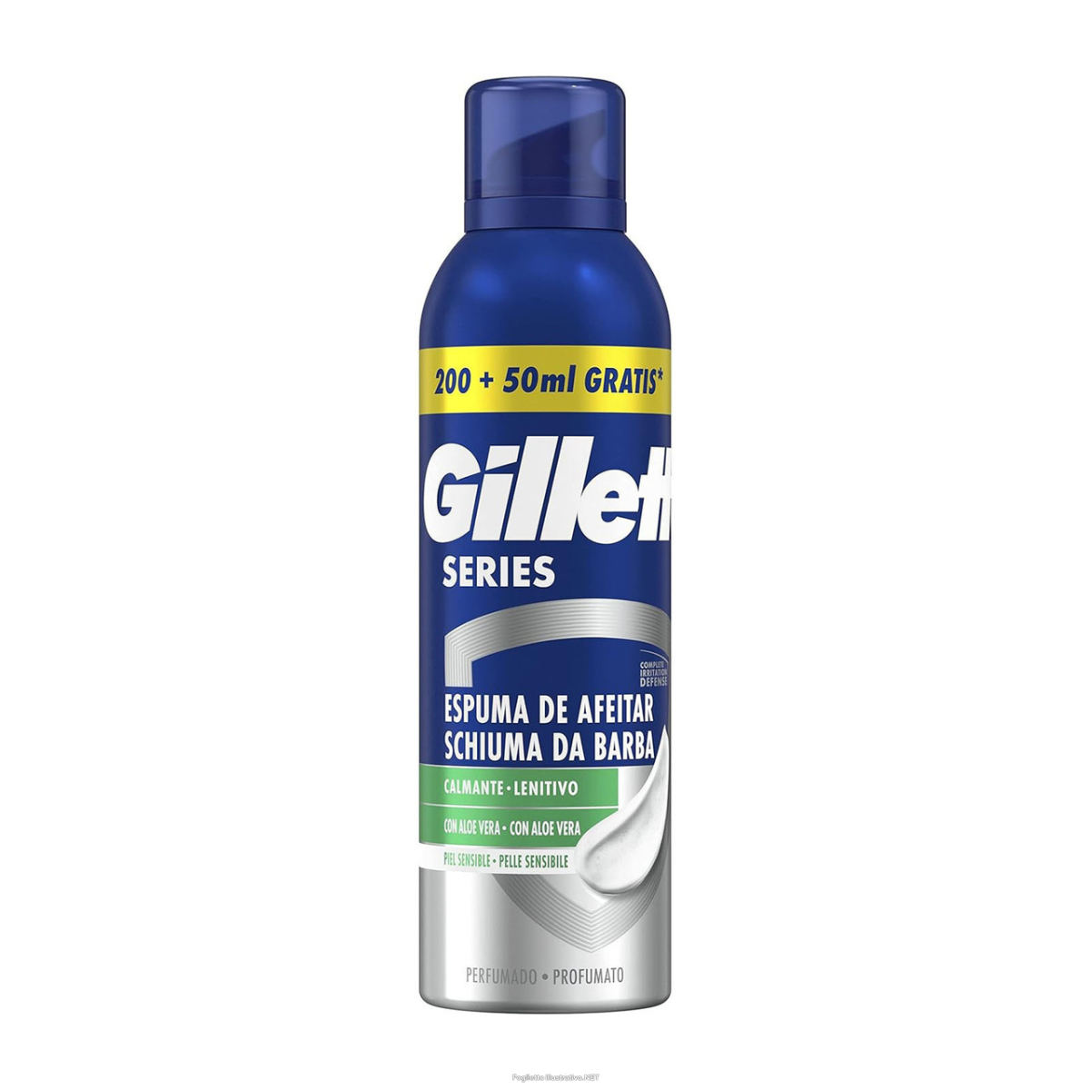 Acquista Online gillette schiuma da barba lenitiva per pelli sensibili 200ml + 50ml e Cerca il miglior prezzo