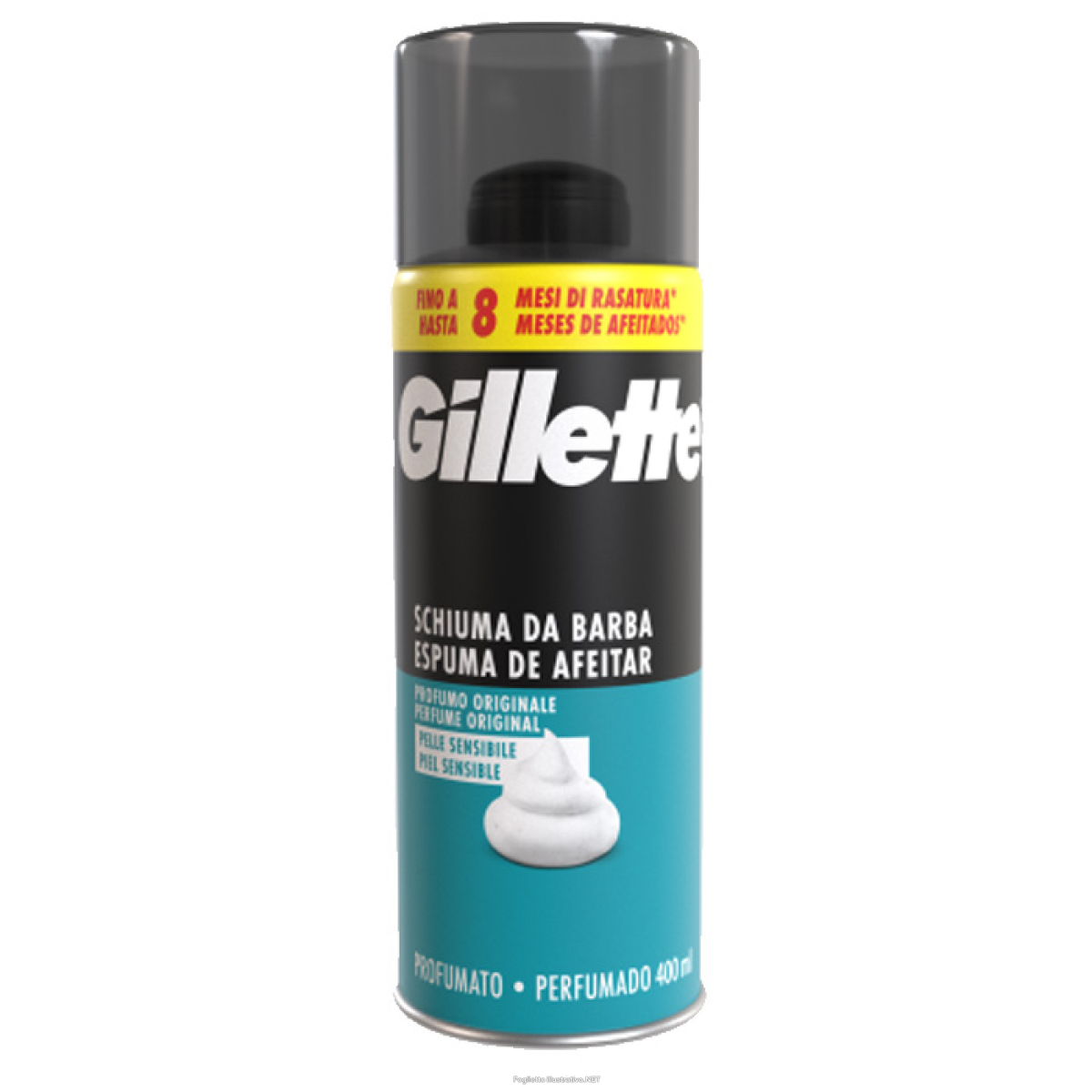 Acquista Online gillette schiuma da barba pelli sensibili profumo originale 400ml e Cerca il miglior prezzo