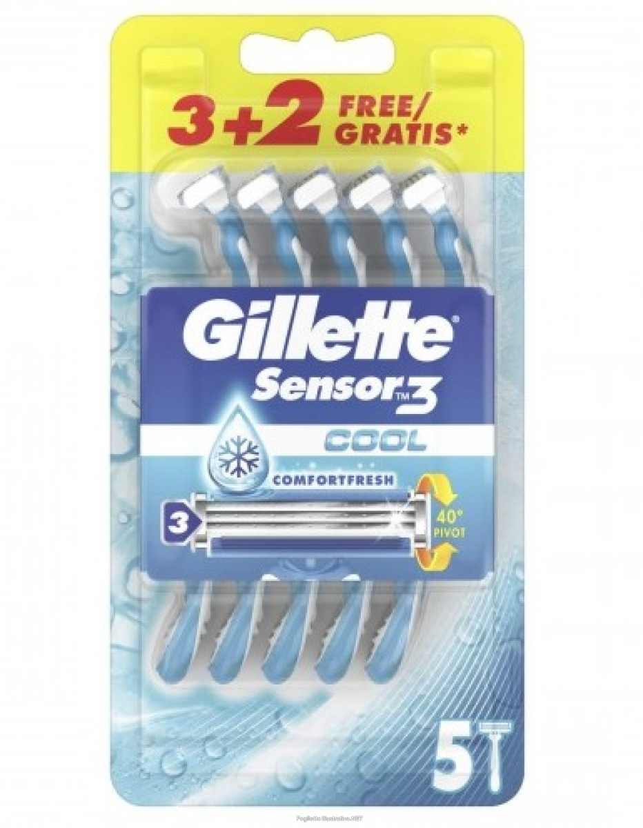 Acquista Online gillette sensor 3 rasoi cool u/g3+ e Cerca il miglior prezzo