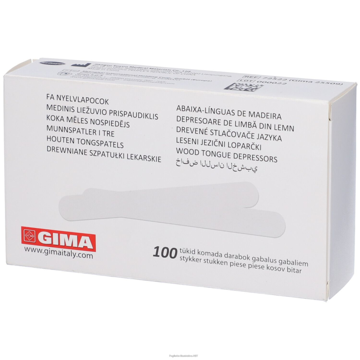 Acquista Online gima abbassalingua legno non sterile 100 pz altro e Cerca il miglior prezzo