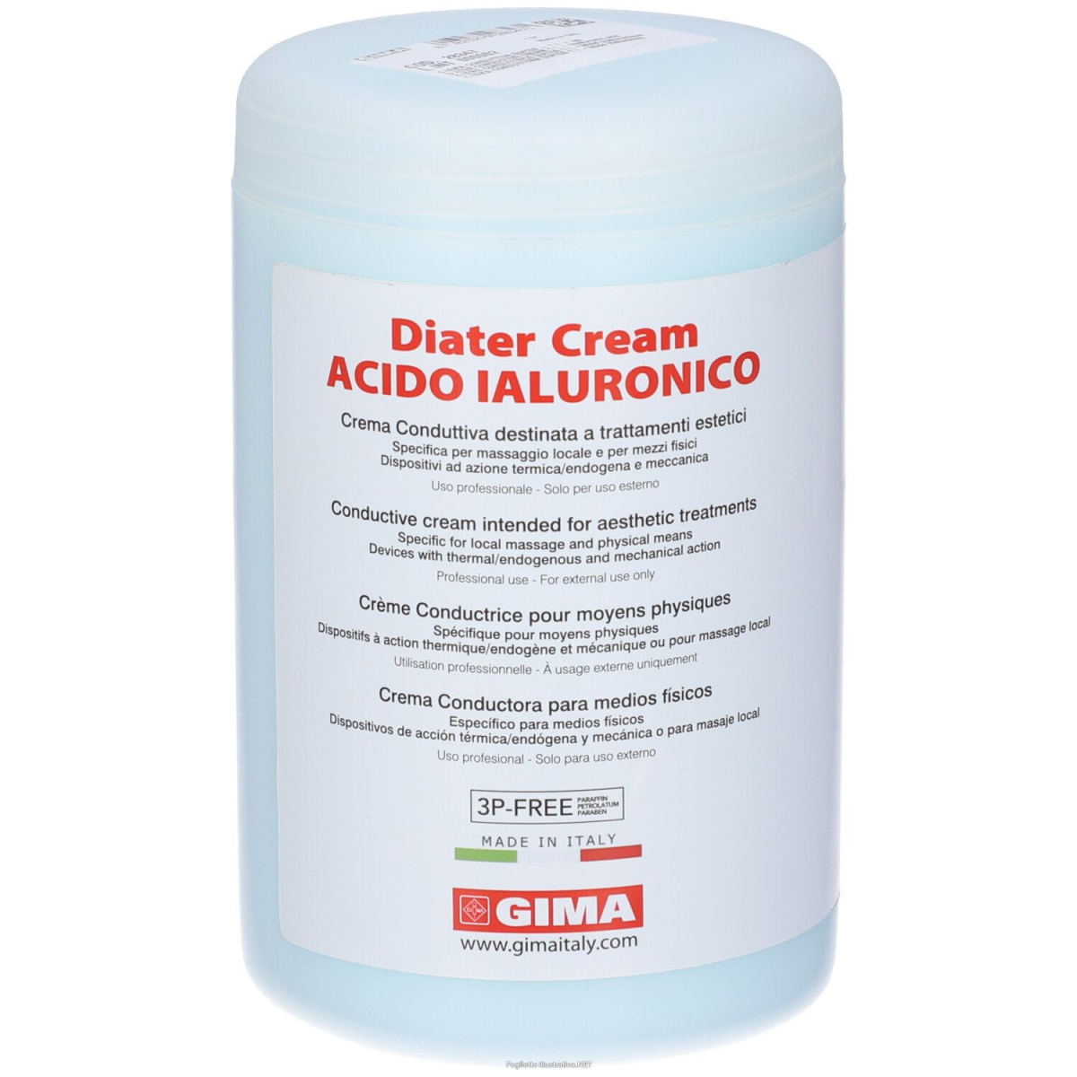 Acquista Online gima crema conduttiva diater acido ialuronico 1000 ml per la pel e Cerca il miglior prezzo